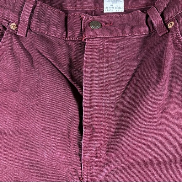 Vintage Levis 550 Red‎ Denim Relaxed Fit Tapered Leg Mom Jeans Women Sz 14 M Reg - Picture 4 of 13